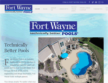 Tablet Screenshot of fortwaynepools.com